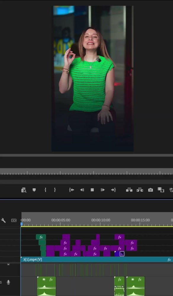The edit, frame by frame